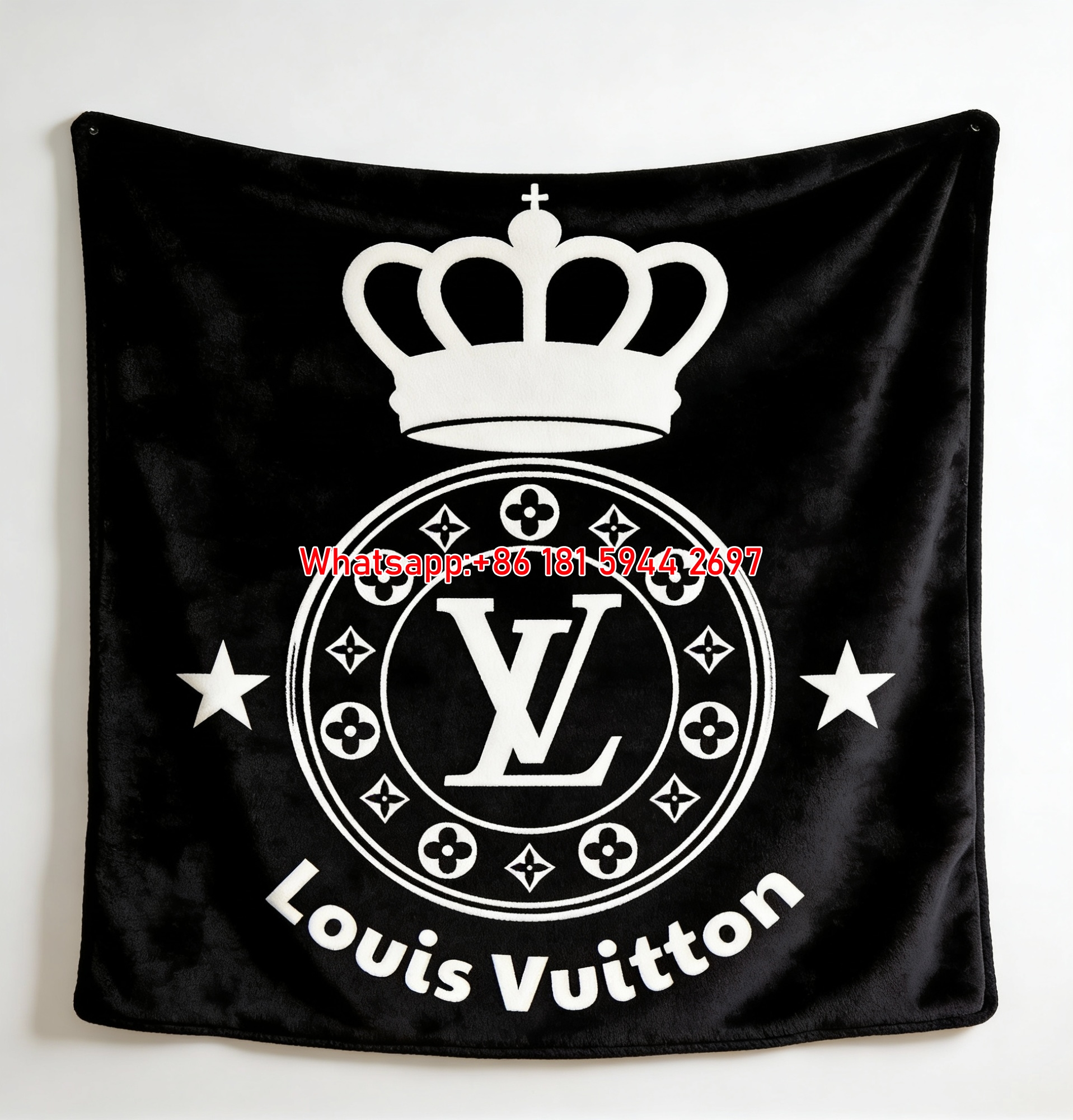 Luxury Louis Vuitton Flannel Throw 302